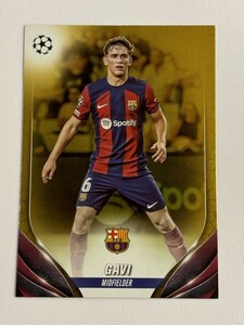 2023-24 TOPPS UEFA COMPETITIONS SOCCER Gavi Inferno Foil