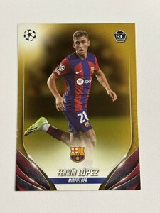 2023-24 TOPPS UEFA COMPETITIONS SOCCER Fermin Lopez Inferno Foil