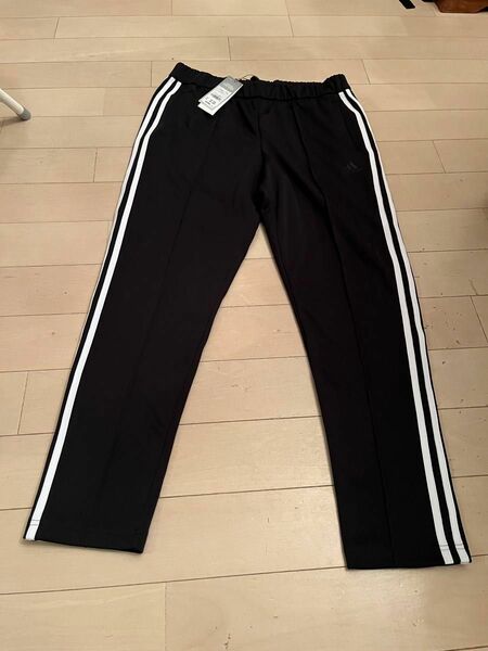 adidas 13_MMH3STPプリーツSWTパンツ (JIB41) 色 : BLK/WHT サイズ : J/XO