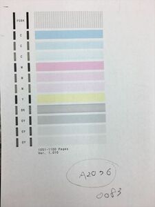 【A2076】プリンターヘッド ジャンク 印字確認済み QY6-0078 CANON キャノン PIXUS MP990/MG6130/MG6230/MG8130/MG8230