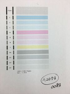 【A2073】プリンターヘッド ジャンク 印字確認済み QY6-0078 CANON キャノン PIXUS MP990/MG6130/MG6230/MG8130/MG8230