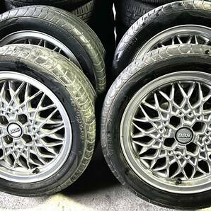 格安スタート VW ゴルフ2 BBS 185/55R15 ロードスター アクア ノート マーチ タント ワゴンR アトレー エブリ ハイゼット ドイツ製の画像1