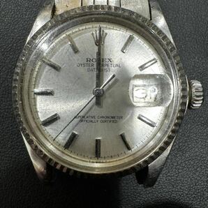 ジャンク ROLEX DATEJUST Ref:1601 Cal:1570 ロレックス デイトジャスト 1960年代製 シルバー文字盤 自動巻き メンズの画像1