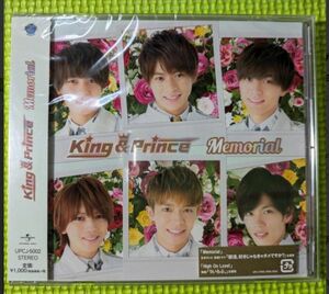 【king&prince】　【通常盤】　Memorial