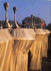 ☆　クリストとジャンヌ＝クロード　アート・カード　「包まれたポンヌフ」(4)　Christo and Jeanne-Claude Surrounded Islands