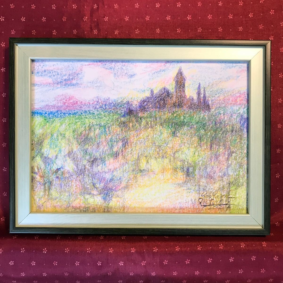 [Framed item] Dreaming far away ■It may become a treasure in the future! ■Yuya Matsuzaki ■Graduated painter from Tokyo University of the Arts ■Original original painting by Shinsaku■Artist with an incurable disease, artwork, painting, others