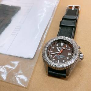 セイコーにてオーバーホール！済み！◆研磨済み！◆極上美品◆SEIKO セイコー ランドマスター チタン メンズ SBCW001 5M45-6A00◆ダイバーの画像1