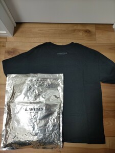 新品 2枚セット XS essentials Tシャツ パックT エッセンシャルズ 黒 ブラック ESSENTIALS