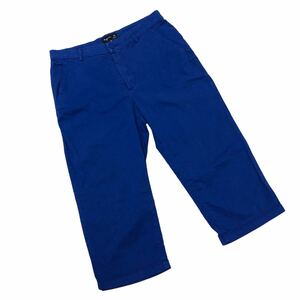 B382 agnes b. Agnes B cropped pants pants trousers bottoms stretch blue blue lady's 36