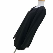 S200④ YUKI TORII ユキトリヰ ユキトリイ フォーマル セットアップ ワンピース ジャケット 羽織り 半袖ワンピース 上着 11 ブラック 黒_画像4