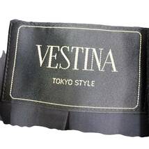 ※NS095 VESTINA TOKYO STYLE カシミヤ100% コート ロングコート アウター 上着 ロング丈 カシミア cashmere レディース 9 ブラック 黒_画像7