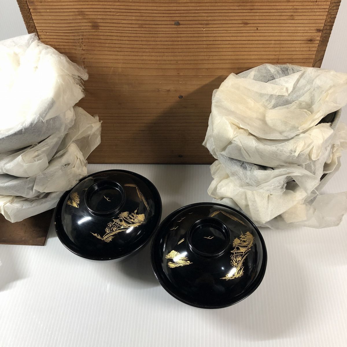 汁椀 お椀 10客セット 未使用 長期保管品 質感GOOD！！ ブランド不明 椀