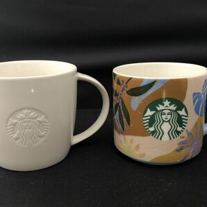 スターバックス Starbucks マグカップ 陶器製 ２点セット!! 未使用の画像1
