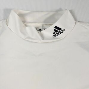 アディダス adidas ゴルフ メンズ ハイネックトレーニングシャツ Lサイズ 美品 中古 送料185円の画像2