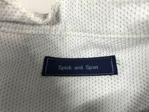 Spick＆Span スピック＆スパン ベスト レディース M F フリーサイズ 白 ドット柄 美品 中古 送料185円_画像3