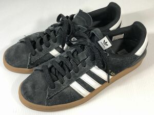 アディダス adidas スケートボーディング　キャンパス　skateboarding CAMPUS ADV 黒x白 やや美品 中古 G2