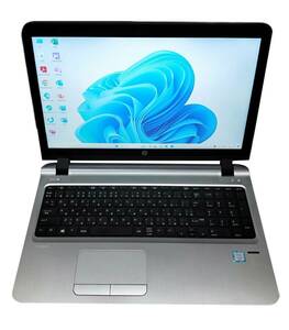 ★【驚速 HP Probook 450 G3 i7-6500U 2.5GHz x4+8GB+SSD256GB+HDD500GB 15.6インチワイドノートPC】Win11+Office2021/WEBカメラ■E040607