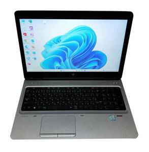 ★【驚速 HP Probook 650 G3 i7-7600U 2.8GHz x4+16GB+SSD512GB 15.6インチワイドノートPC】Win11+Office2021/WEDカメラ■E041914