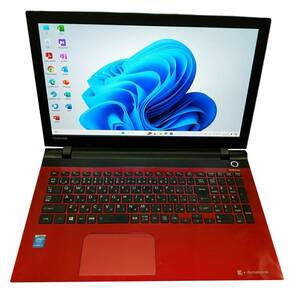 ★【驚速 TOSHIBA T75/RR i7-5500U 2.40GHz x4+8GB+SSD480GB 15.6インチノートPC】Win11+Office2021/HDMI/WEBカメラ/ブルーレイ■E041219の画像1