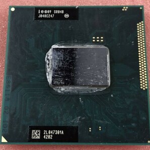 【中古パーツ】複数購入可CPU Intel Core i5-2410M 2.3GHz TB 2.9GHz SR04B Socket G2(rPGA988B) 2コア4スレッド動作品ノートパソコン用の画像2