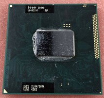 【中古パーツ】複数購入可CPU Intel Core i5-2410M 2.3GHz TB 2.9GHz SR04B Socket G2(rPGA988B) 2コア4スレッド動作品ノートパソコン用_画像2