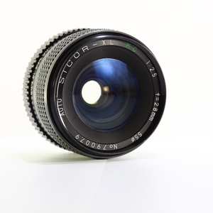 【 希少　単焦点レンズ】【PENTAX Kマウント】 SICOR-XL MC 1:2.5 f=28mm オールドレンズ 　撮影サンプル画像あり