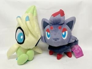 ポケモンセンター限定　ポケモンわくわくゲットくじ2010 セレヴィ&ゾロアぬいぐるみ賞　タグ付