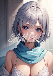 a1150『全て1点モノ』A4 美女 ポスター 高品質 アート イラスト コスプレ モデル グラビア セクシー かわいい コスプレ 美少女 アニメ ACG