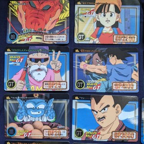 ドラゴンボールGT カードダス 17枚セット 神龍 亀仙人 悟空 他 バンダイ 1996の画像2