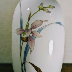 保谷陶器 磁器花瓶 蘭