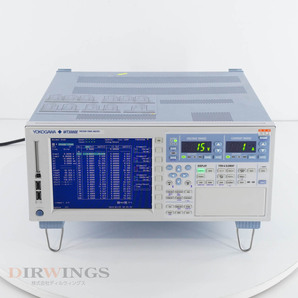 [DW] 8日保証 校正2024年6月まで有効 WT3000E WT3004E-2A4-30A0-D/G6/FQ/C/C5/FL YOKOGAWA PRECISION POWER ANALYZER 横河...[05768-0192]の画像3