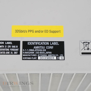 [JB] 保証なし MP1800A Anritsu Signal Quality Analyzer OPT 001 002 007 014 032 MU181000A MU183021A アンリツ シグナル...[05791-0587]の画像9