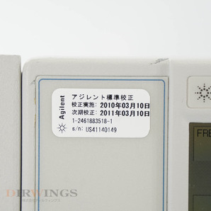 [DW] 8日保証 E8244A Agilent PSG-L Series Signal Generator OPT 0BW 1CM UK6 UNJ 250kHz-40GHz アジレント hp Keysight...[05791-0812]の画像4