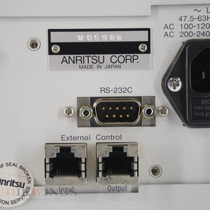 [DW] 8日保証 MN9664A Anritsu 1.2-1.65μm アンリツ Optical Channel Selector 光チャンネルセレクター[05791-0465]の画像9