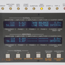 [DW] 8日保証 校正2024年12月まで有効 TG1703 NF エヌエフ回路設計ブロック THREE-PHASE SIGNAL GENERATOR 三相信号発生器...[05768-1161]_画像6