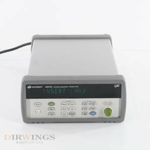 [DW] 8日保証 2台入荷 34972A Keysight キーサイト Agilent アジレント hp LXI Data Acquisition/Switch Unit データ収集/...[05791-0130]の画像3