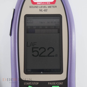 [DW] 8日保証 2025年1月次期校正 NL-62 RION UC-59L NH-26 NX-62RT リオン SOUND LEVEL METER 精密騒音計 サウンドレベルメ...[05885-0023]の画像5