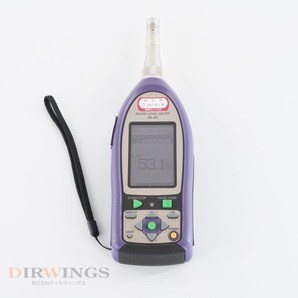 [DW] 8日保証 2025年1月次期校正 NL-62 RION UC-59L NH-26 NX-62RT リオン SOUND LEVEL METER 精密騒音計 サウンドレベルメ...[05885-0023]の画像3