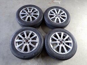 YS7842【送料無料175/65R15】フィット インサイトなどへ ブリヂストン 中古夏タイヤセット ■15×5.5J 100/4H ET50■