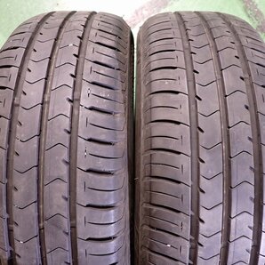 RK3499【送料無料185/55R15】2本 ブリヂストン エコピア NH100C 中古夏タイヤ bB ラウム パッソセッテ フィット等 ≪即決≫の画像3