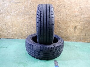 RK3418【送料無料215/45R17】2本 ミシュラン プライマシーHP 2021年製 中古夏タイヤ プリウス インプレッサ レガシィ《即決あり》