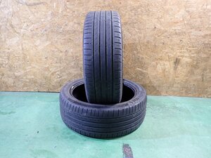 RK3412【送料無料195/45R17】2本 コンチネンタル コンチスポーツコンタクト5 2020年製 中古夏タイヤ スイフトスポーツ《即決》