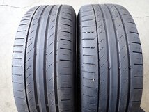 YS7974【送料無料195/45R17】WORK 戦 XS2 スイフト 2021年製 コンチネンタル 中古夏タイヤセット ■17×7J 100/4H ET45■_画像3