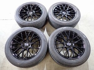 YS7946【送料無料225/55R18】ENKEI エンケイ PFM1 SJ系フォレスター XVなどへ TOYO 中古夏タイヤセット ■18×7.5J 100/5H ET48■