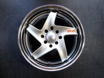 RK3502【送料無料15インチ】4本 CARVING STARK RENNSPORT RC 中古アルミホイール コンパクトカー▼15×6.5J 100-114.3/4H ET約45▼_画像3