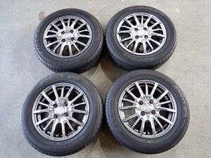 YS8273【送料無料175/65R14】パッソ ヴィッツ フィット キューブ ノートなどに ヨコハマ 中古夏タイヤSET ■14×5.5J 100/4H ET43■