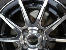 YS8187【送料無料175/65R15】アクア スペイド フィット スイフト キューブなどに 中古夏タイヤセット ▼15×5.5J 100/4H ET40▼_画像10