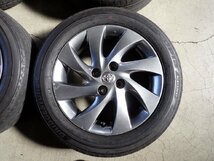 YS8239【送料無料185/60R15】トヨタ純正 アクア ヴィッツ フィールダーなどに 中古夏タイヤセット ★15×6J 100/4H ET40★_画像2