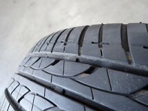 YS8296【送料無料185/60R16】アクア デミオ フィットなどへ 2021年製 ブリヂストン 中古夏タイヤセット■16×6J 100/4H ET45■_画像6