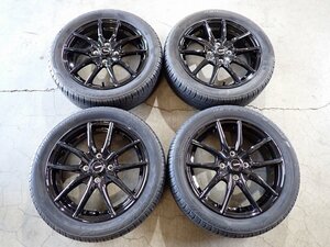 YS8302【送料無料165/55R15】N-BOX デイズルークス スペーシア ブリヂストン 中古夏タイヤセット■15×4.5J 100/4H ET45■